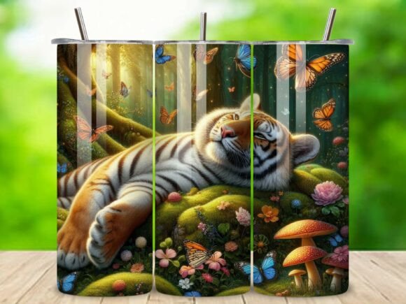 Download Jungle Theme Jaguar 20 Oz Tumbler V.1 - Premium Bundle