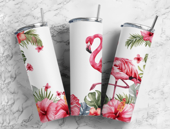Download Pink Flamingo Tumbler PNG , Sublimation - Flamingo tumbler png Collection