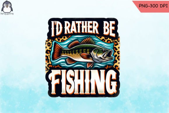 Download I Rather Be Fishing Sublimation PNG - Sublimation png Collection