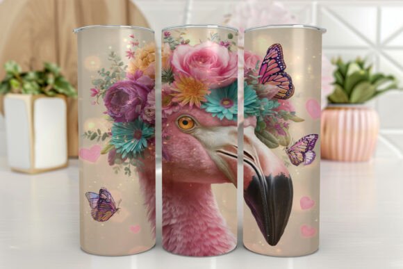 Download Flamingo Tumbler Png 20 Oz Skinny - Flamingo tumbler png Collection