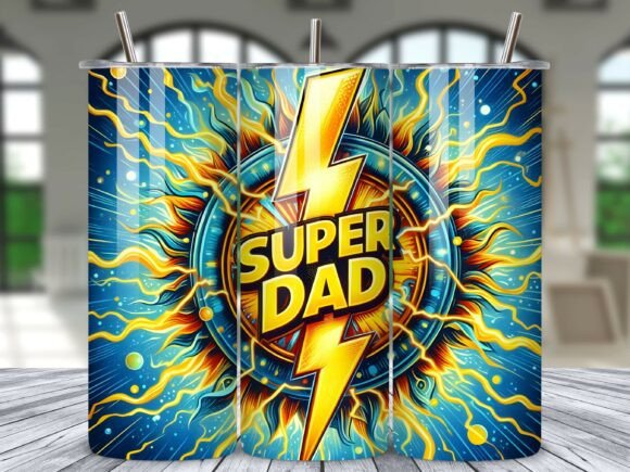 Download Super Dad Tumbler Wrap Sublimation PNG - Sublimation png Collection