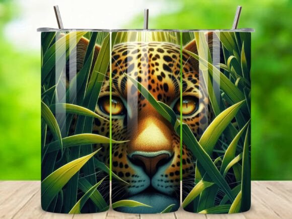 Download Jungle Theme Jaguar 20 Oz Tumbler V.6 - Premium Resources