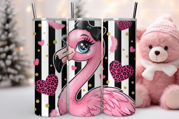 Download Pink Flamingo Tumbler Wrap Png - Premium Resources
