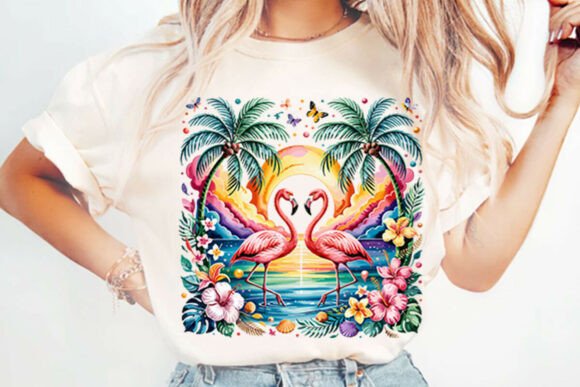 Download Watercolor Flamingo Sublimation Png - Sublimation png Collection