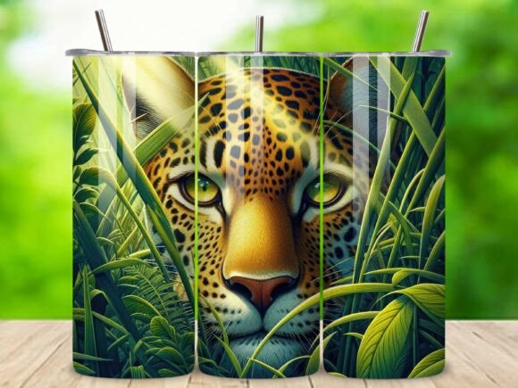 Download Jungle Theme Jaguar 20 Oz Tumbler V.5 - Premium Resources