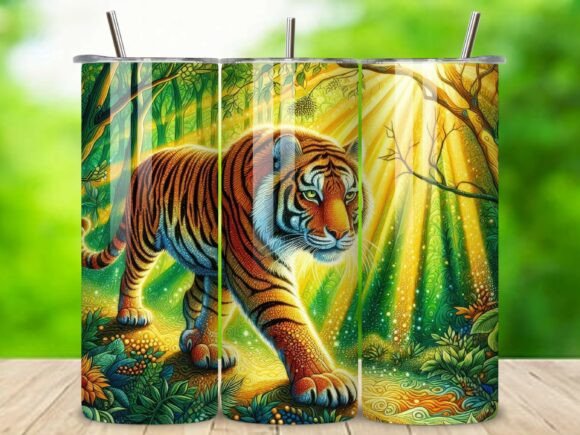 Download Jungle Theme Jaguar 20 Oz Tumbler V.4 - Premium Resources